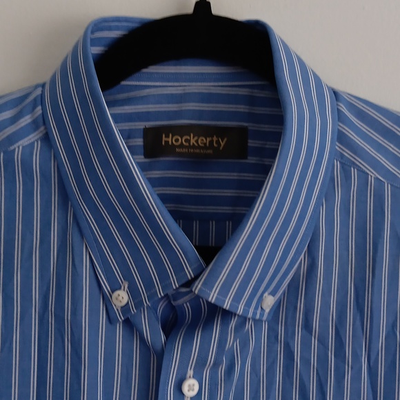 Hockerty Striped Button Down Shirt#2244 - Picture 2 of 5